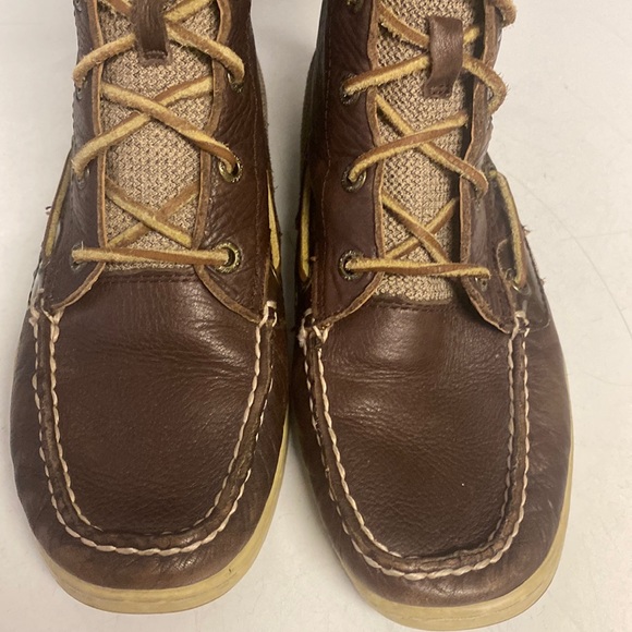 SPERRY Top Sider Ankle Boots Leather Fabric Shoes main image 5